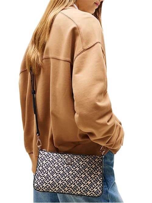 Borsa blu in poliuretano Tommy Hilfiger | AW0AW17828DW6